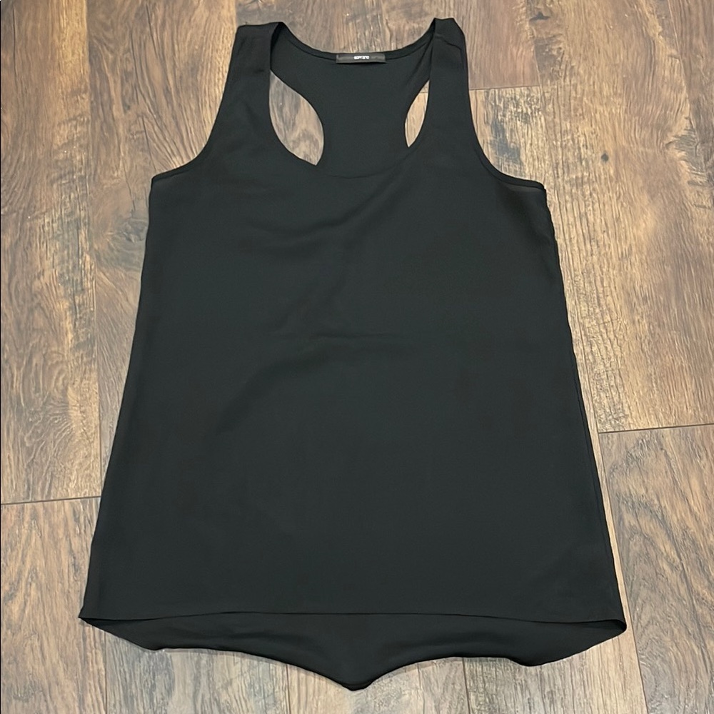 Soprano Black Sleeveless Tank Top
